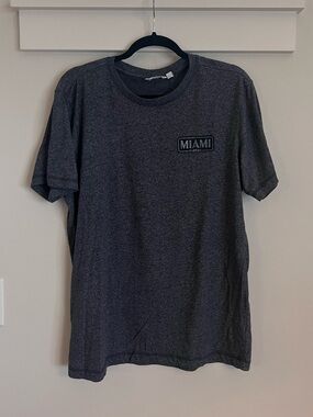 Camp David Heather Blue Miami TShirt SZ L